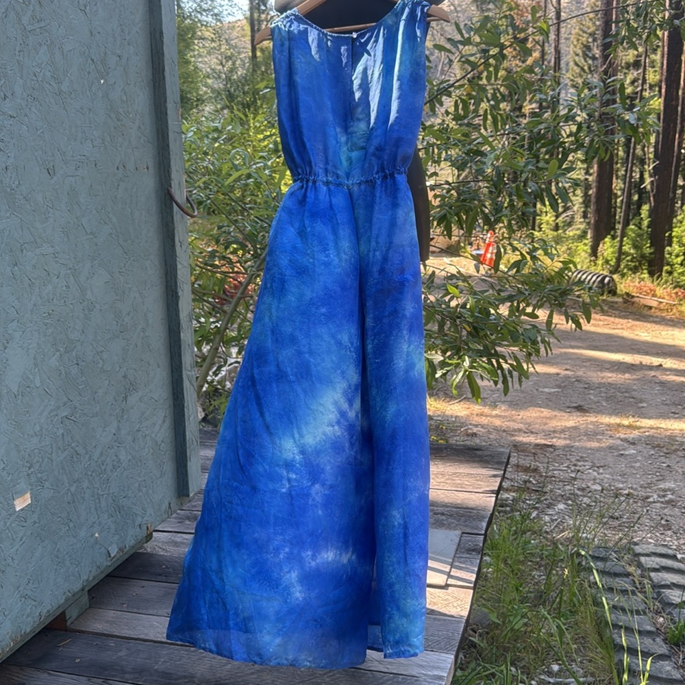Johnny Was “Amanda Bond” Calista Jumpsuit NWT Handmade 100% Silk Wide Leg Sz M/L - Picture 12 of 17